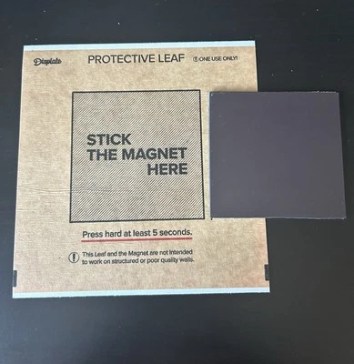 Displate Magnet Wall Mounting Kit, Including a Magnet and Protective leaf - Image 1 of 3
