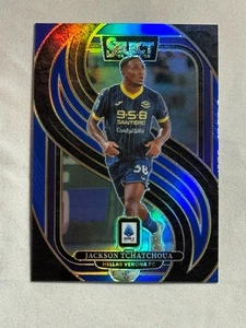2024-25 Panini Select Serie A Mezzanine Blue Jackson Tchatchoua #200 Verona - Imagen 1 de 2