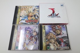 LANGRISSER 3 4 5 & Dramatic Edition lot Sega Saturn Japan *US Seller* *Works*