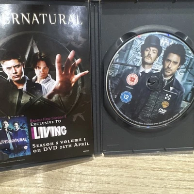 Sherlock Holmes- DVD, 2010- Complete (case+dvd)- Robert Downey Jr, Jude Law- VGC - Image 1 of 2