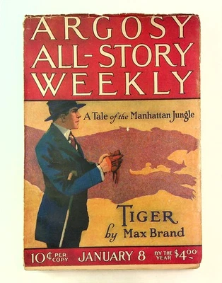 Argosy Part 3: Argosy All-Story Weekly Jan 8 1921 Vol. 129 #3 VG+ 4.5 - Image 1 of 3