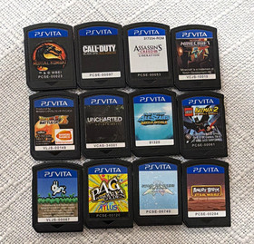 Sony PlayStation Vita PS Vita Game Cartridge Lot 12 Games