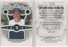 2010 Sportkings Series D Numerology Silver /9 Duke Snider #N-04 HOF