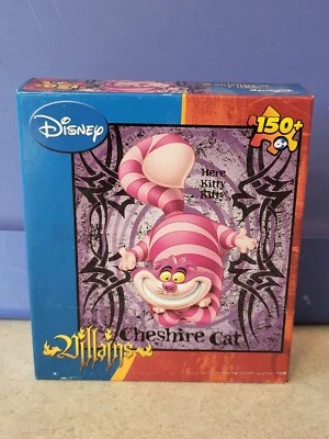 Disney Villains Cheshire Cat 150+ Piece 2009 Jigsaw Puzzle New Factory Sealed - Image 1 of 4