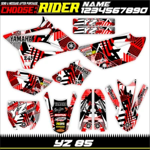 compatible Yamaha YZ 85 2015-2021 Kit Graphics Decals Stickers MOTOCROSS YY-FR - Picture 1 of 2