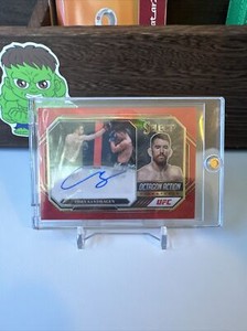 💎 Cory Sandhagen Octagon Action Auto Red Prizm /99 - 2023 Panini Select OC-CSG