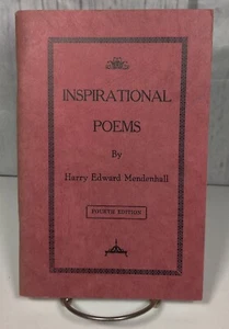 Signed Inspirational Poems (Fourth Edition) by Harry Edward Mendenhall Hiawatha  - Picture 1 of 4