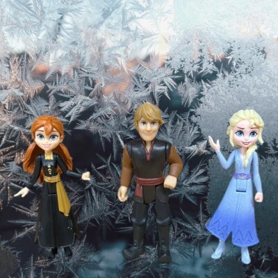 Disney Frozen 2 Colección Exclusiva Figuras de Elsa, Kristoff y Anna Toppers para Pasteles Foto 1 de 4