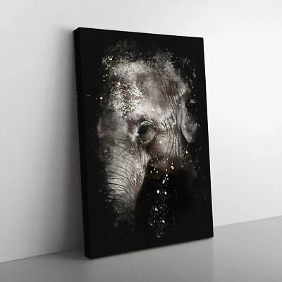 Elephant Vol.3 Canvas Wall Art Print Framed Picture Decor Living Room Bedroom - Image 1 of 4