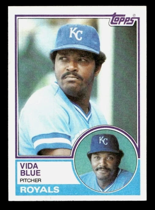 VIDA BLUE - 1983 Topps - #570 KC ROYALS - NM-MINT - Image 1 of 1