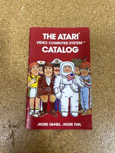 Vintage 1981 The Atari Video Computer System Catalog Instruction Book Manual - Picture 1 of 2