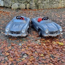 RARE Pair of Italian Mercedes-Benz 300SL Roadster Pedal Cars - Toys Toys SpA