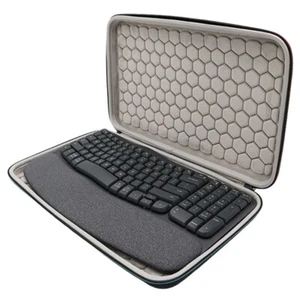 EVA Keyboard Storage Case with Carrying Handle for Wireless Ergonomic Keyboard - Photo 1/8