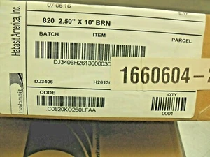 Habasit 820 2.50" X 10' Brown C0820K0250L FAA Factory Sealed box - Bild 1 von 3