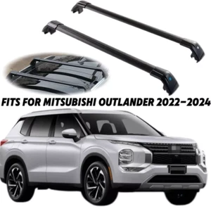Cross Bars Roof Rail Racks Crossbar Fits For Mitsubishi Outlander 2022 2023 2024 - Picture 1 of 10