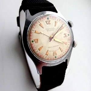 Vintage mechanical men's watch "POLJOT SIGNAL". 18 jewels. Made in the USSR. - Picture 1 of 14