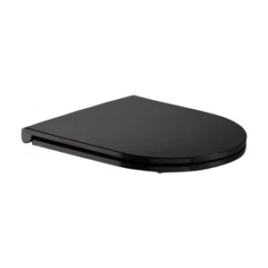 Fienza Slim Matte Black Soft Close Toilet Seat UF5019MB - Picture 1 of 2