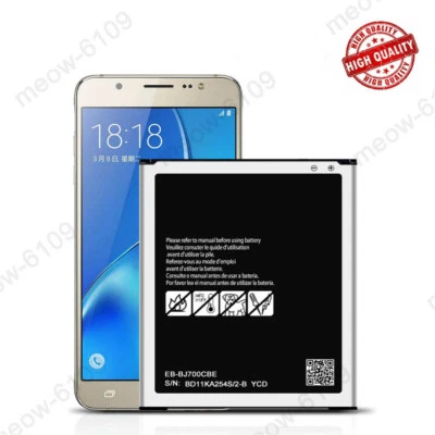 EB-BJ700CBE EB-BJ700BBC EB-BJ700BBU 电池 适用于三星 Galaxy J7 SM-J700H/DS — 第 1/4 张图片