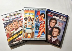 Will Ferrell DVD Lot Semi-Pro Blades of Glory / Talladega Nights / Step Brothers - Picture 1 of 6