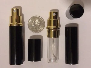 5 ml Atomizador Mini Spray Perfume Botella Colonia Recargable Viaje Vidrio Vacío EE. UU. - Imagen 1 de 2