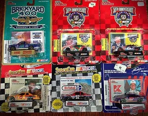 6 Racing Champions Nascar Diecast Cars Brickyard 400 And More - Scale 1:64 - Picture 1 of 3