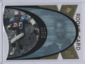 TARJETA DE NOVATO CURTIS MARTIN New England Patriots Upper Deck SPX GOLD RC Fútbol - Imagen 1 de 2