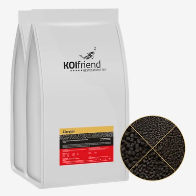 Störfutter 20 kg Stör Koifutter 3mm 4,5mm 6mm 8mm Fischfutter 2x 10kg Sinkfutter - Bild 1 von 2