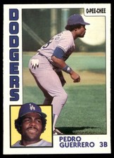 1984 O-Pee-Chee Pedro Guerrero #90 NM-MT / Better Los Angeles Dodgers