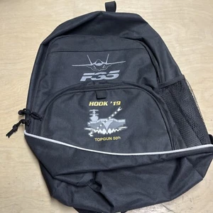 Rare US Navy F-35 Hook 19 Top Gun 50th Back Pack - Picture 1 of 3