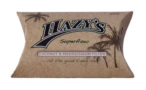 3 opakowania (150 filtrów) Hazy's Superflow Filtr z pianki kokosowej i morskiej Slims, 6mm