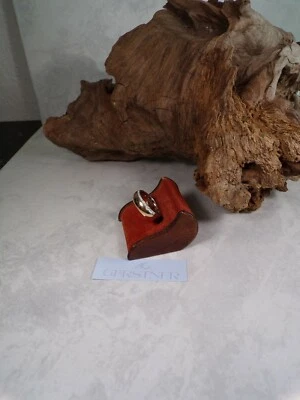 D30-14/ eleganter Bandring WG/GG 585 Fa. Gerstner ca. Gr. 54  Diamanten 0,12 ct. - Bild 1 von 4