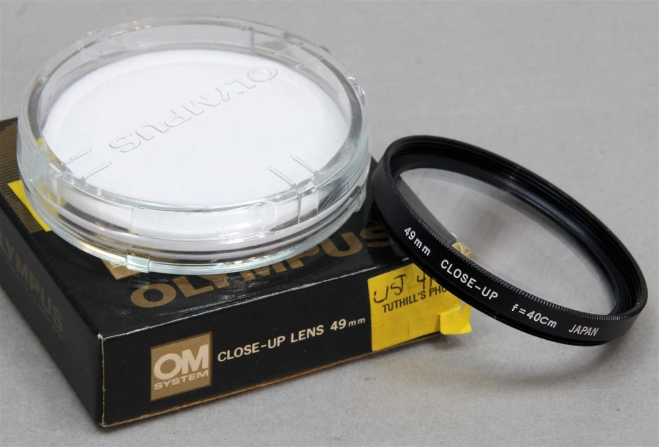 49mm Screw-In Filter OLYMPUS Close-Up Lens Made in JAPAN NEW Old Stock - Image 1 of 1