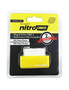 NITRO BENZINA MOTORE TUNING ECU REMAP PRESTAZIONI BHP POWER OBD2 CHIP BOX - Foto 1 di 1