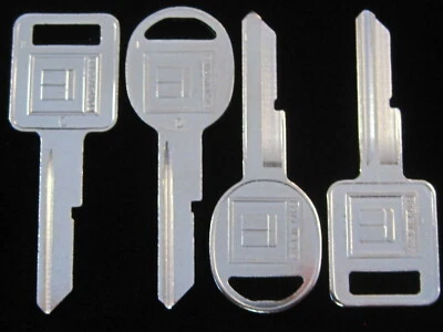 2 juegos de llaves GM 1968 1972 76 80 87-89 C/D Chevy Cadillac Pontiac Oldsmobile Buick Foto 1 de 3