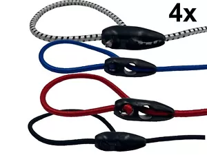 4 x clip cravatta di sicurezza bungee a sgancio rapido stabile - 1 m versione lunga pony per cavalli - Foto 1 di 9