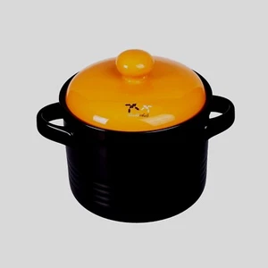 Ceramic Casserole Soup Pot Healthy Nonstick Stew Pot Hot Pot Casserole 2 liter - Picture 1 of 3