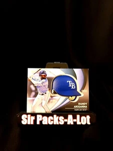 2022 Topps Update #BH-RA Randy Arozarena ***Commemorative Batting Helmet*** Rays - Picture 1 of 2