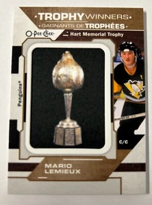 2023 2023-24 O-PEE-CHEE MARIO LEMIEUX TROPHÄENGEWINNER LOGO HART 1:960 PACKUNGEN - Bild 1 von 2