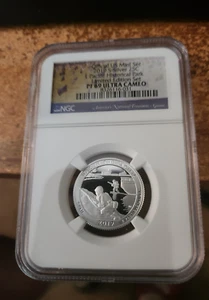 2019 s silver War in the Pacific quarter NGC PF 69 Ultra Cameo Lim Ed. set - Picture 1 of 2