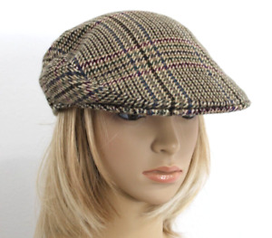 Vintage Abercrombie and Fitch Cashmere Cabi Cap Golf Hat Tweed Made in Scotland