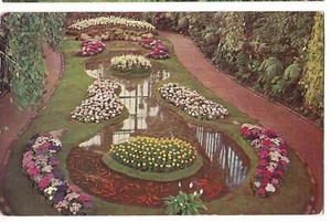 JEWEL BOX Floral Display Forest Park Flowers St Louis Missouri Postcard MO 1956 - Picture 1 of 2