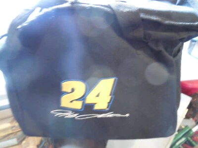 NASCAR Jeff Gordon # 24 黑色行李携带健身房包 20 复古  — 第 1/4 张图片