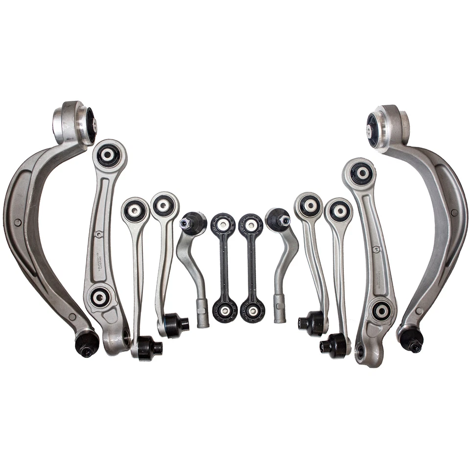 12 Teile Querlenker Satz Vorne für Audi A4 8K2 8K5 8KH A5 8T3 Q5 8R Links Rechts - Bild 1 von 2