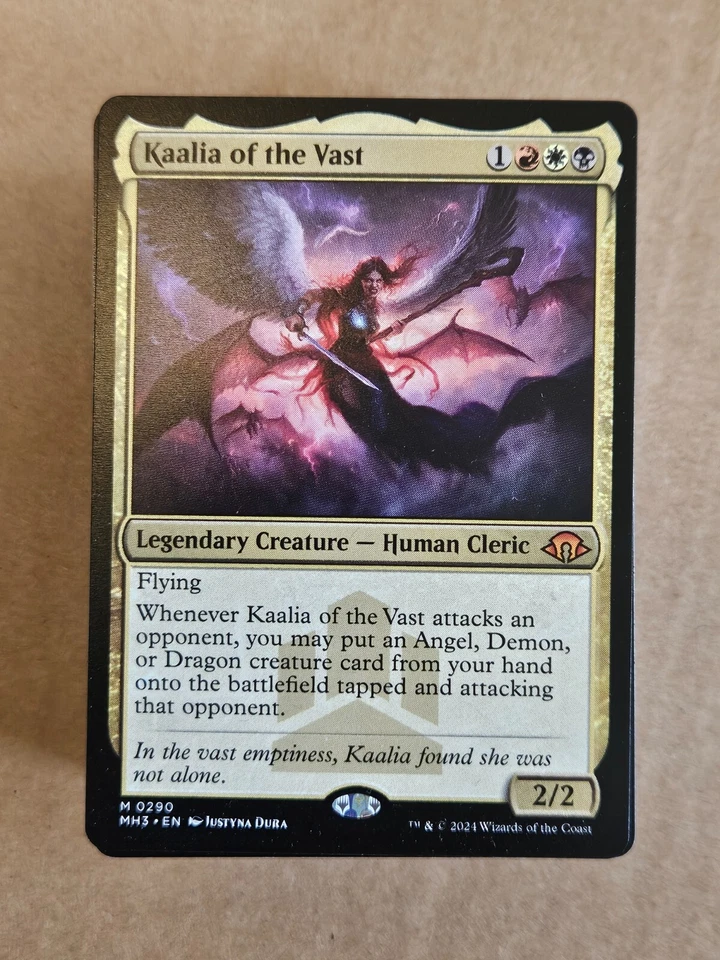 Custom Commander Deck ~ Angels, Demons, & Dragons - Big Mana Kaalia of the Vast  - Image 1 of 4