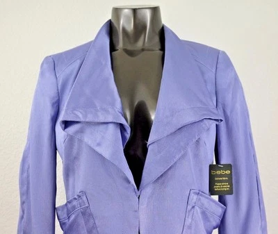 NUEVA Chaqueta Bebe Hombro Frío Manga Larga Para Mujer Talla 4 Foto 1 de 4