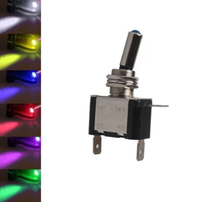 12V/20A KFZ Auto Kippschalter LED Beleuchtet EIN/AUS Schalter 2 Stellungen: E/A - Bild 1 von 4