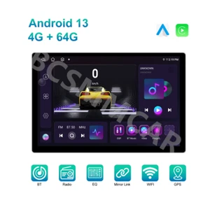 13.1in Car Stereo Radio GPS Navigation 4G Wifi Audio Player For Apple Carplay - Picture 1 of 20