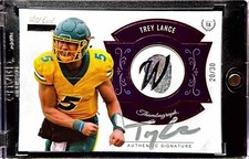 2021 Wild Card Matte Trey Lance Rookie Auto Thumbagraph SSP /30 RC Autograph