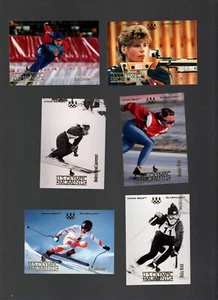 Lot 6 US Olympics Trading Cards Upper Deck - Bild 1 von 2