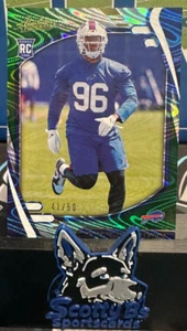Panini Absolute Wave 2021 - Rookies #151 Carlos Basham Jr. (RC) /50 - Bills - Imagen 1 de 3
